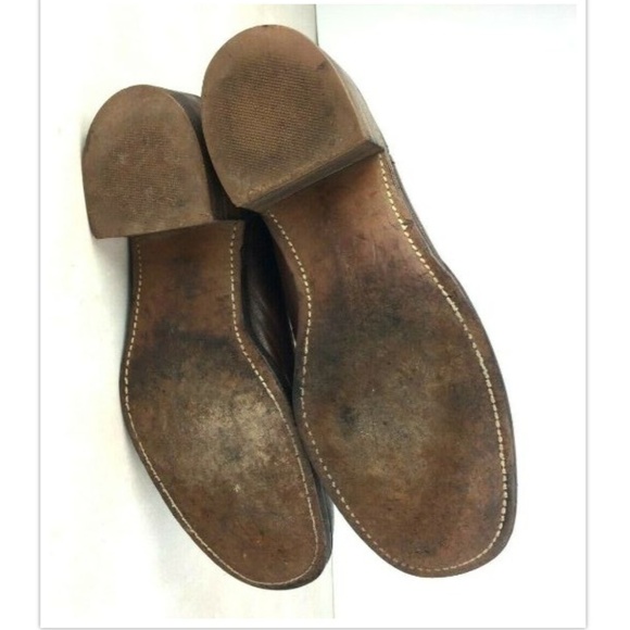 Frye Vintage Cowboy Boots Campus Brown Leather - Picture 7 of 8